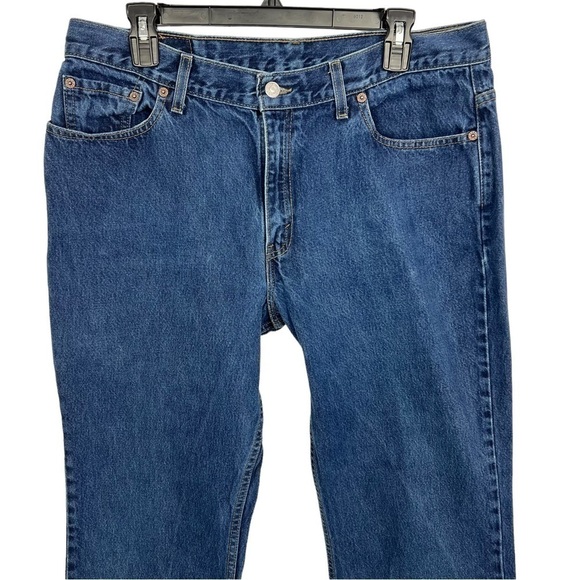 Levi’s Strauss 515 Women’s Bootcut Blue Jeans Sz 16 Miss S Medium Wash Pockets - Picture 2 of 11